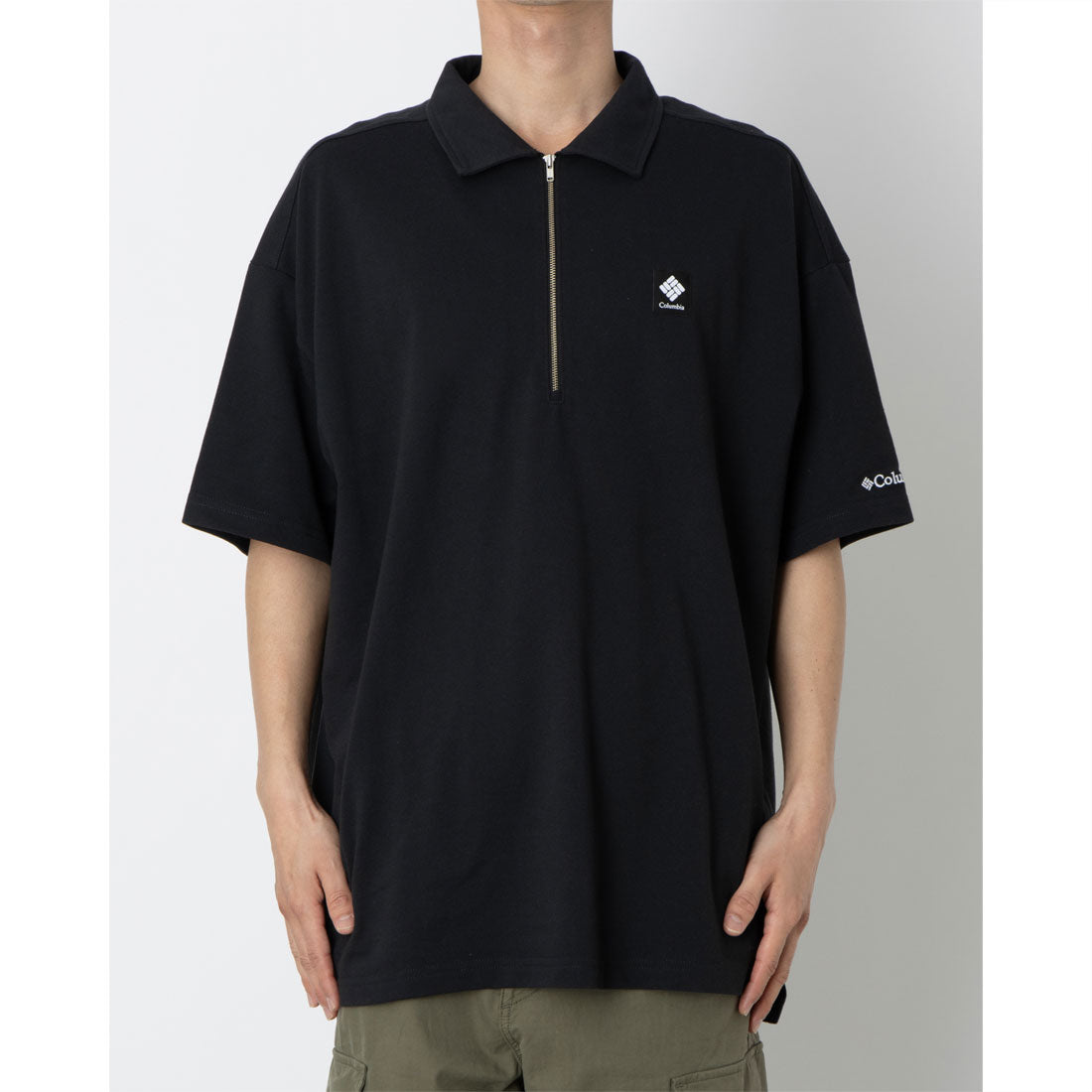 コロンビア Columbia ビーボウルショートスリーブポロ 半袖ポロシャツ (ブラック) ブラック