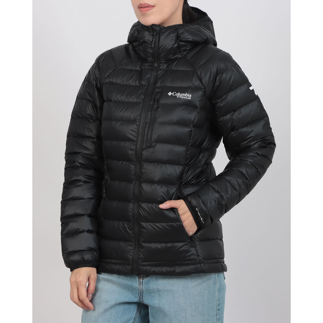コロンビア Columbia アークティッククレストダウンフードジャケット ジャケット (ブラック) ブラック