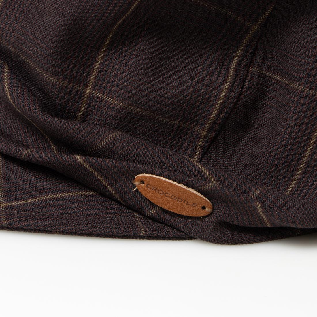 クロコダイル CROCODILE 手洗いできるふんわりシルエットのキャスケット