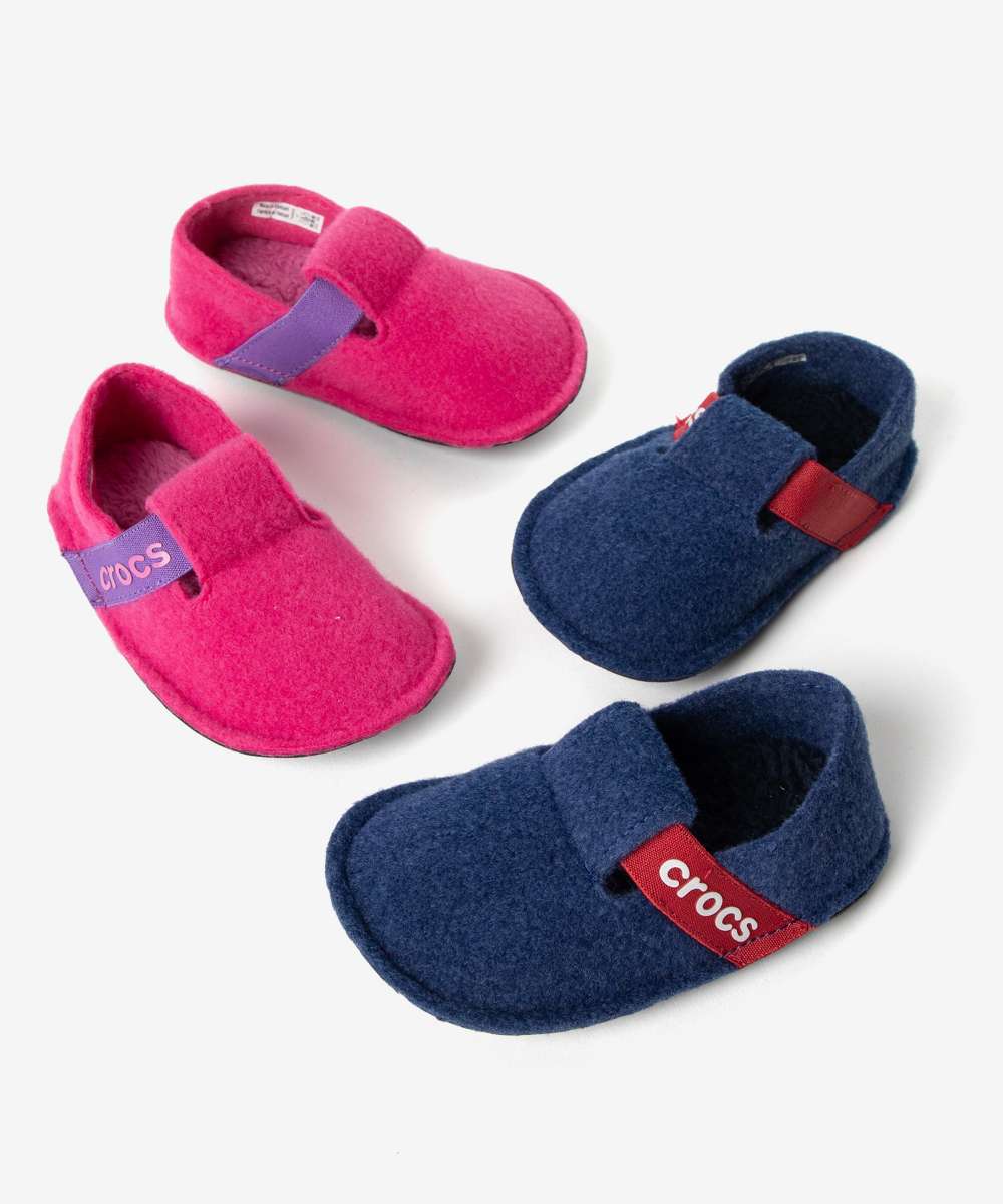 クロックス crocs クロックス crocs Classic Slipper K クラシック スリッパ キッズ 205349 キッズ ルームシューズ (キャンディーピンク) キャンディーピンク