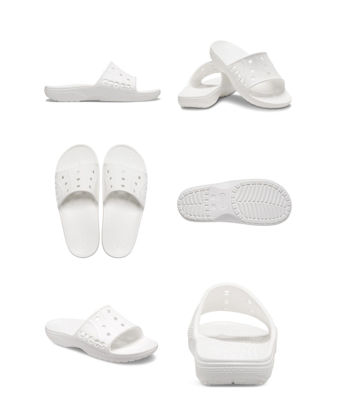 クロックス crocs レディース サンダル バヤ 2.0 スライド 208215 (ホワイト) ホワイト