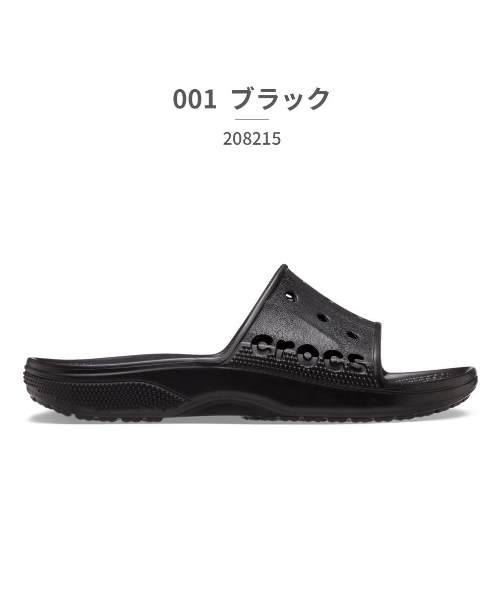 クロックス crocs レディース サンダル バヤ 2.0 スライド 208215 (ブラック) ブラック