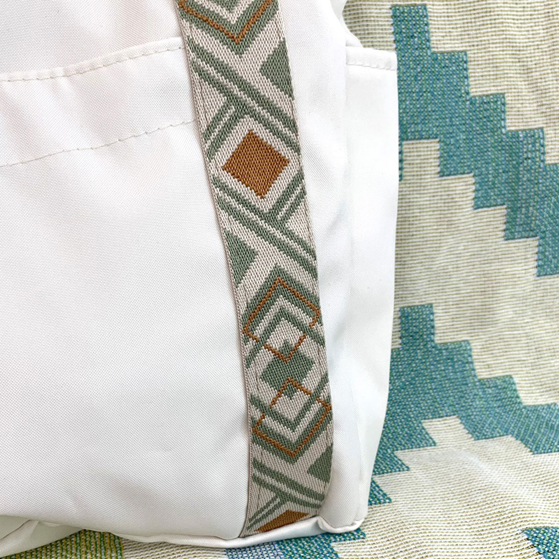 シーアールビー CRB 撥水柄テープトートバッグ