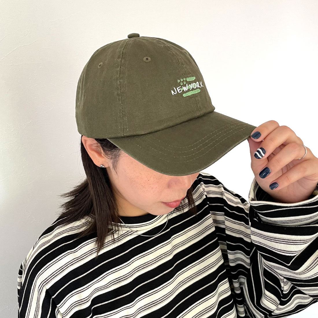 シーアールビー CRB Newyorkキャップ (オレンジ) オレンジ