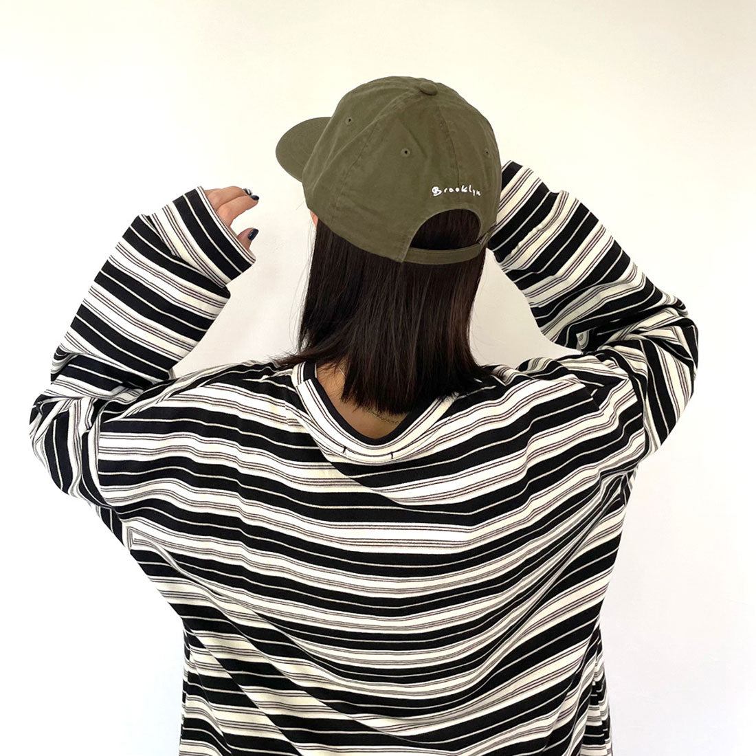 シーアールビー CRB Newyorkキャップ (オレンジ) オレンジ