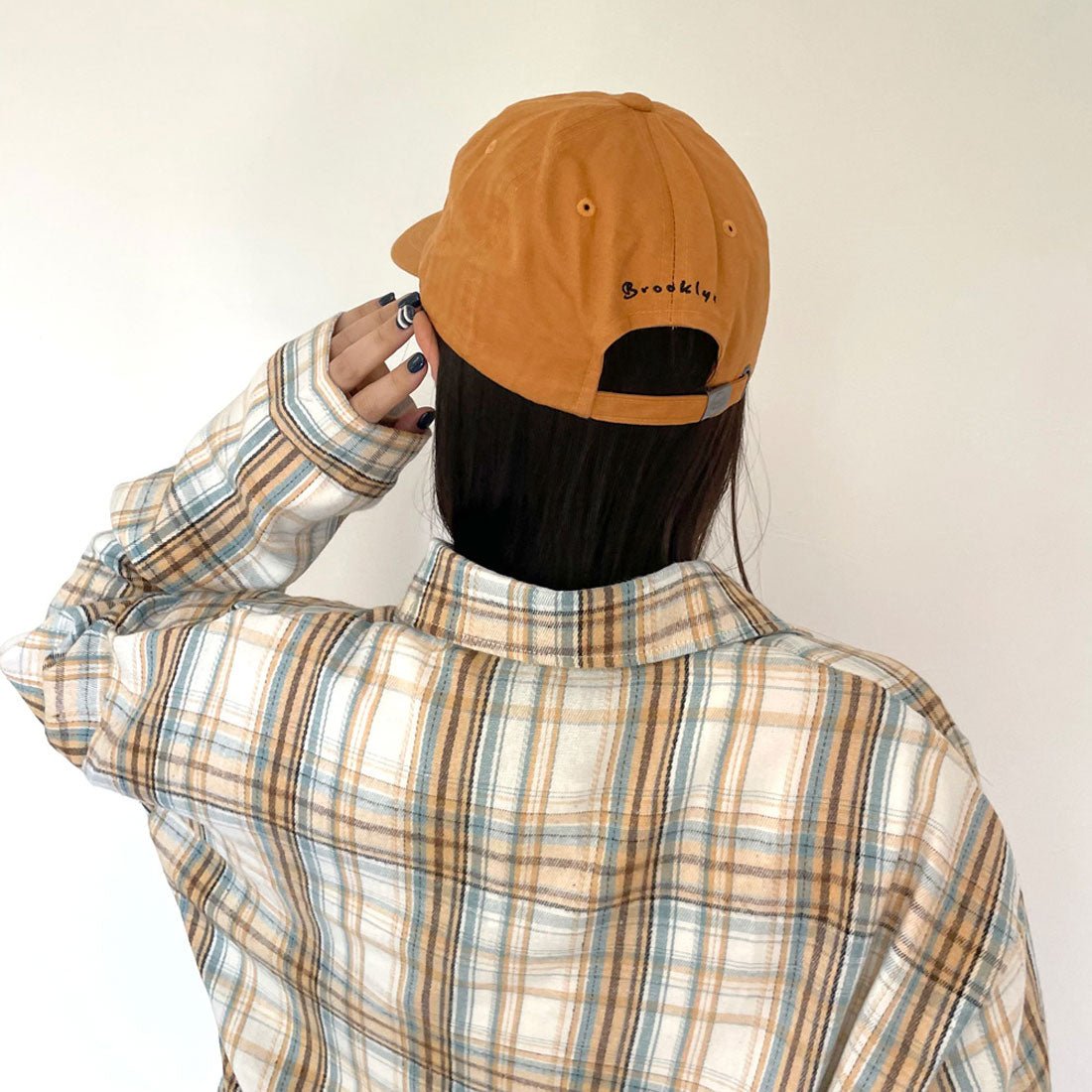 シーアールビー CRB Newyorkキャップ (オレンジ) オレンジ