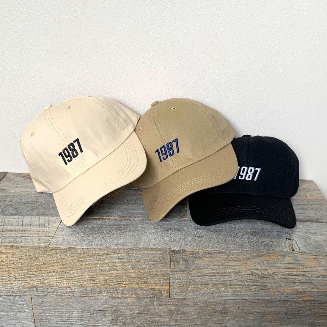 CRB 1987 logo embroidered cap