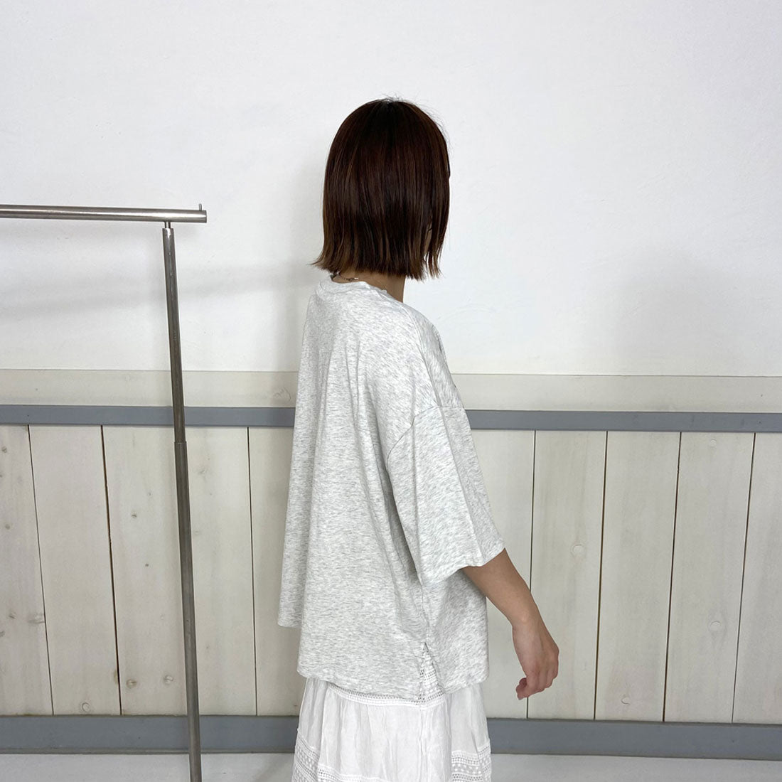 シーアールビー CRB アニマルBIGTシャツ (グレー) グレー