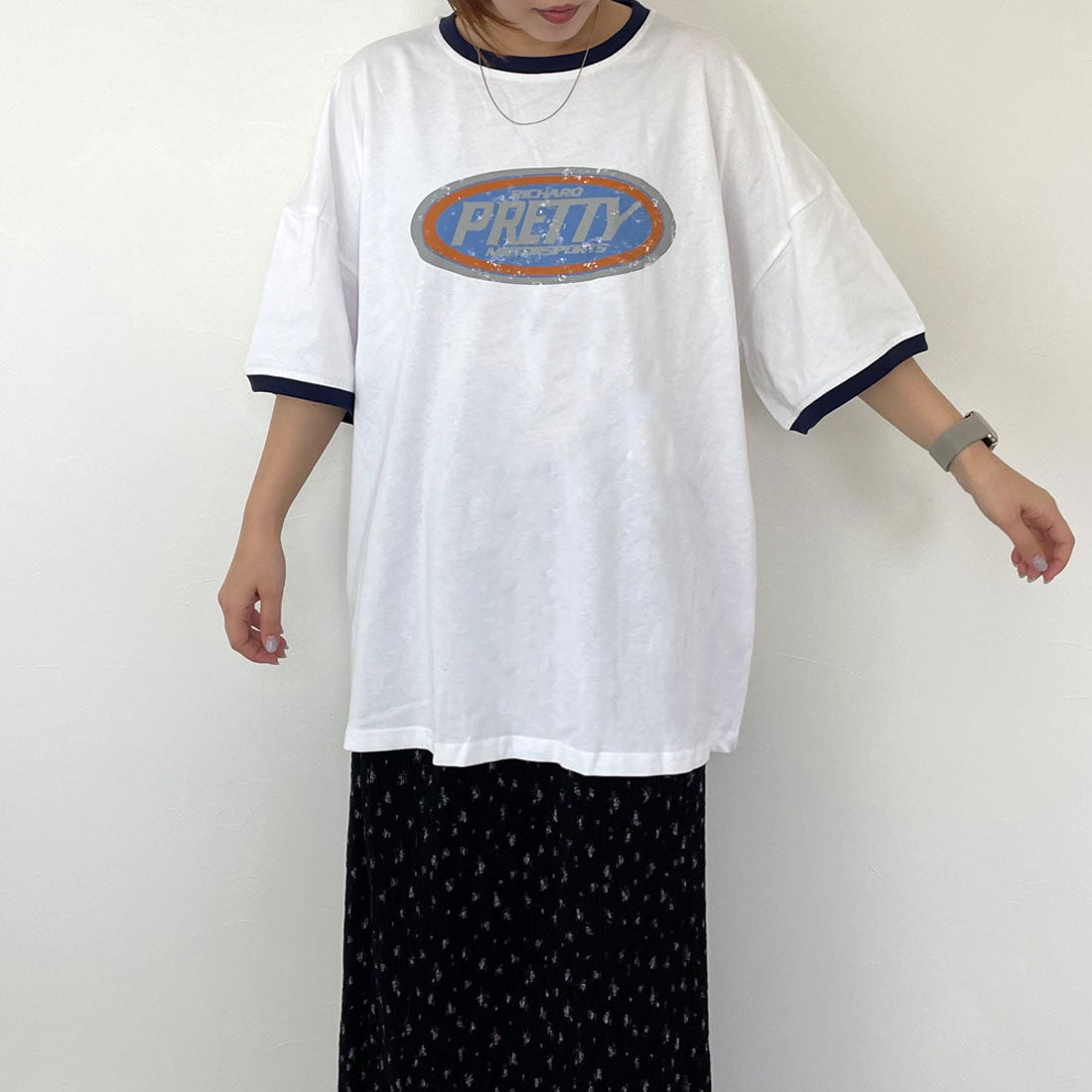 シーアールビー CRB リンガーロゴTシャツ (オフホワイト) オフホワイト