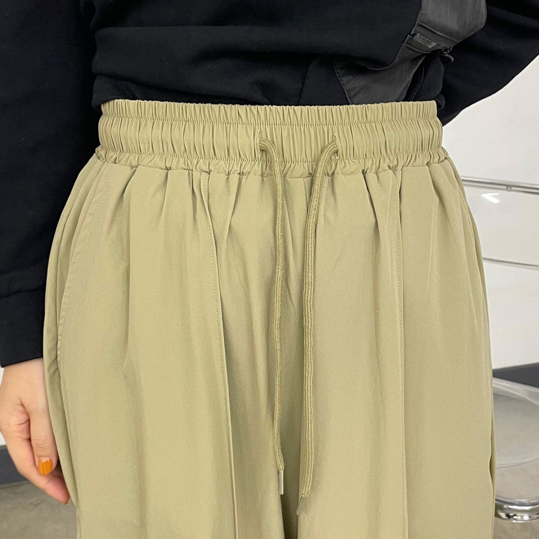 シーアールビー CRB センターシームイージーパンツ (ブラック) ブラック