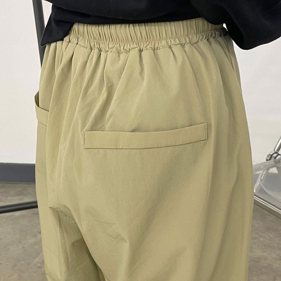 シーアールビー CRB センターシームイージーパンツ (ブラック) ブラック