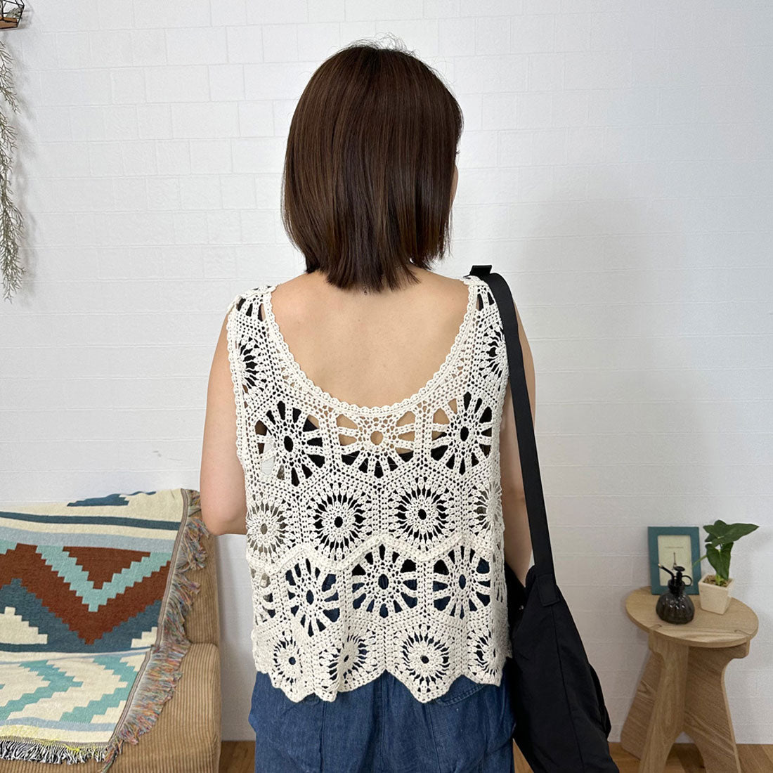 CRB CRB 鉤針背心