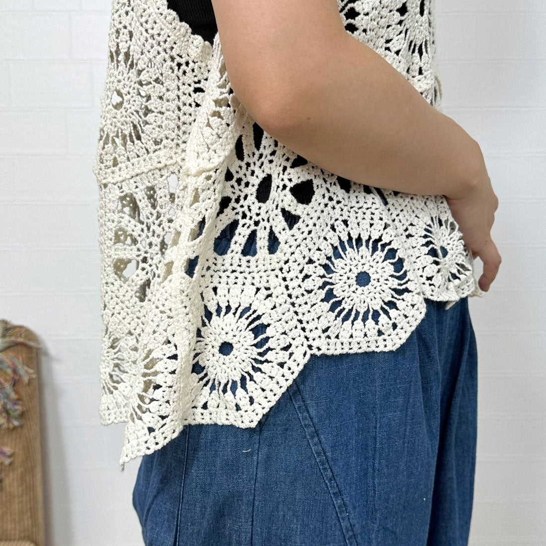 CRB CRB 鉤針背心