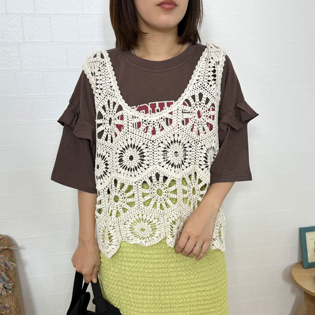 CRB CRB 鉤針背心