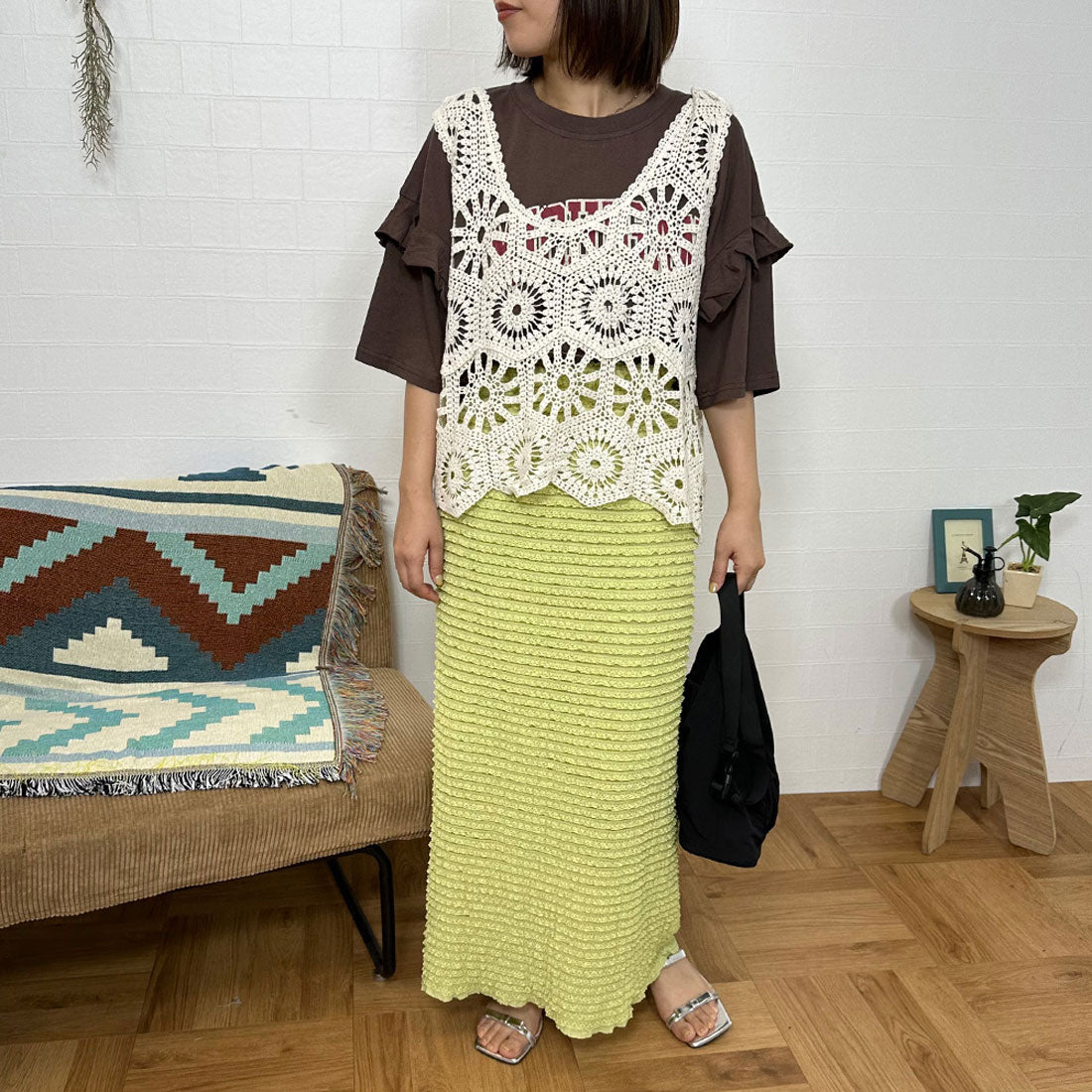 CRB CRB 鉤針背心