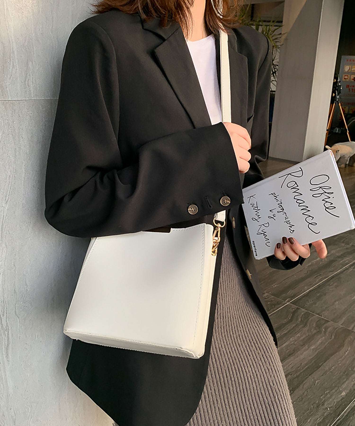 ニナエリナ Nina et Lina ショルダーバック (ホワイト) ホワイト