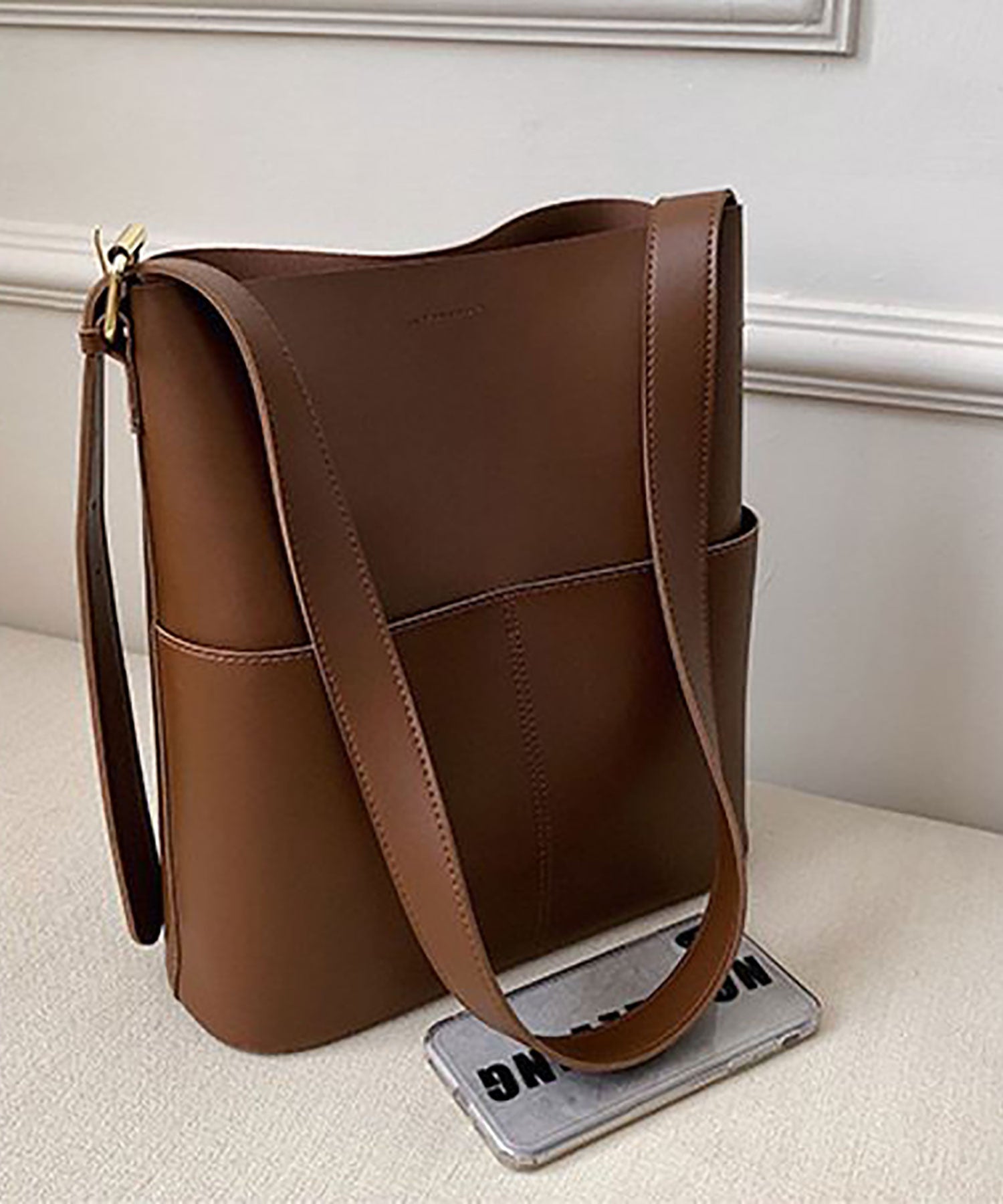 ニナエリナ Nina et Lina トートバック (カーキ) カーキ