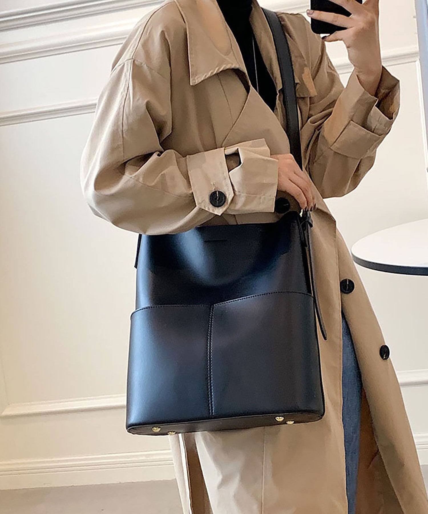 ニナエリナ Nina et Lina トートバック (カーキ) カーキ