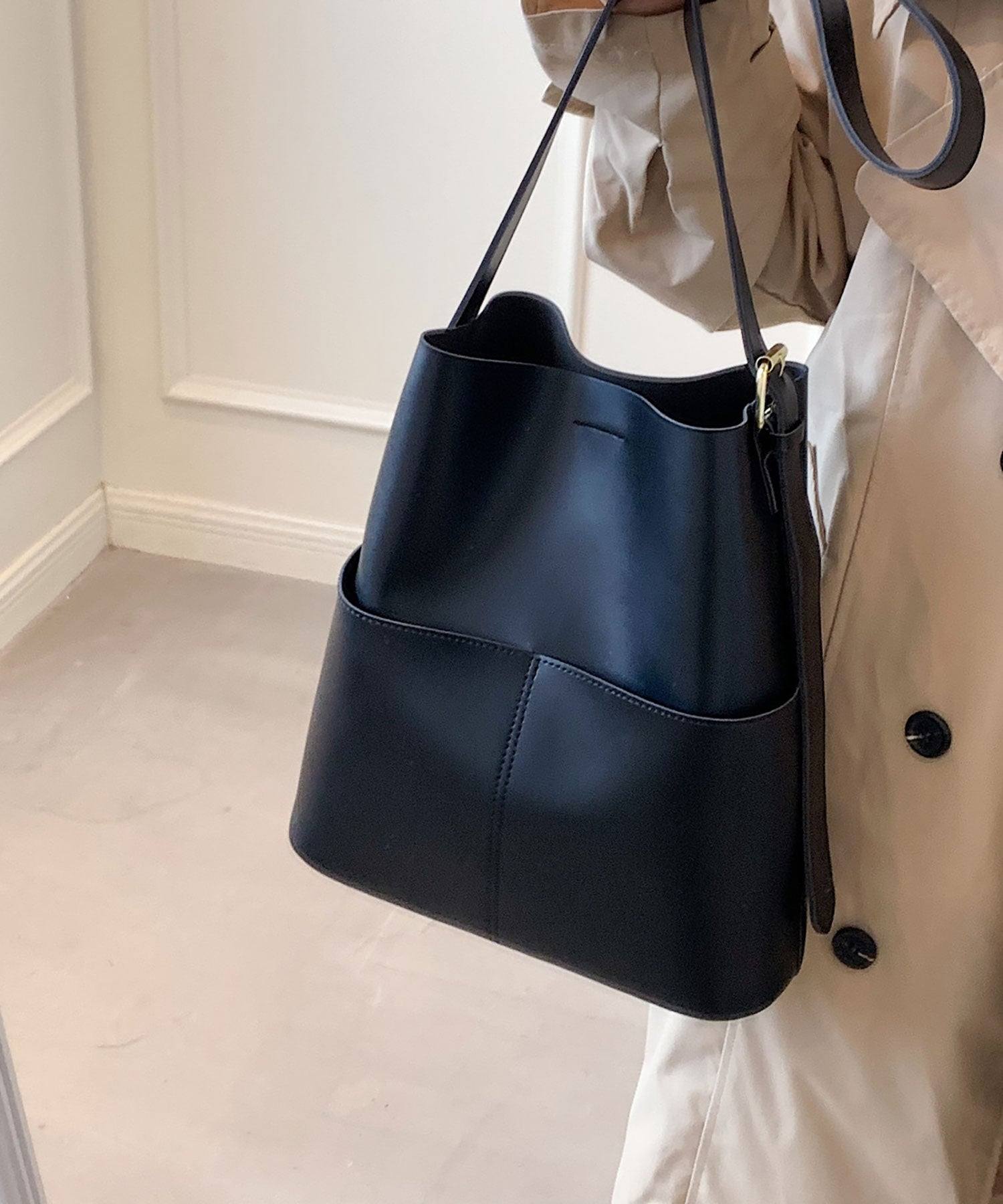 ニナエリナ Nina et Lina トートバック (カーキ) カーキ