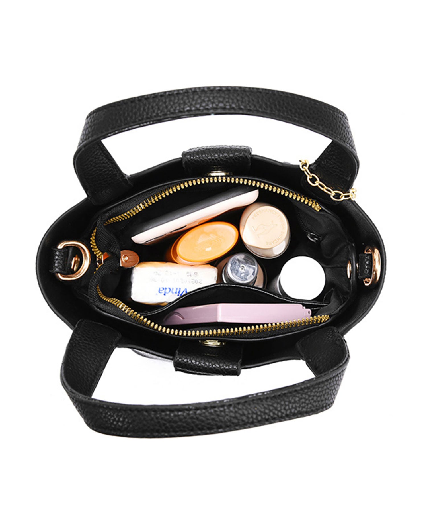 ニナエリナ Nina et Lina ショルダーバッグチャーム付 (アイボリー) アイボリー