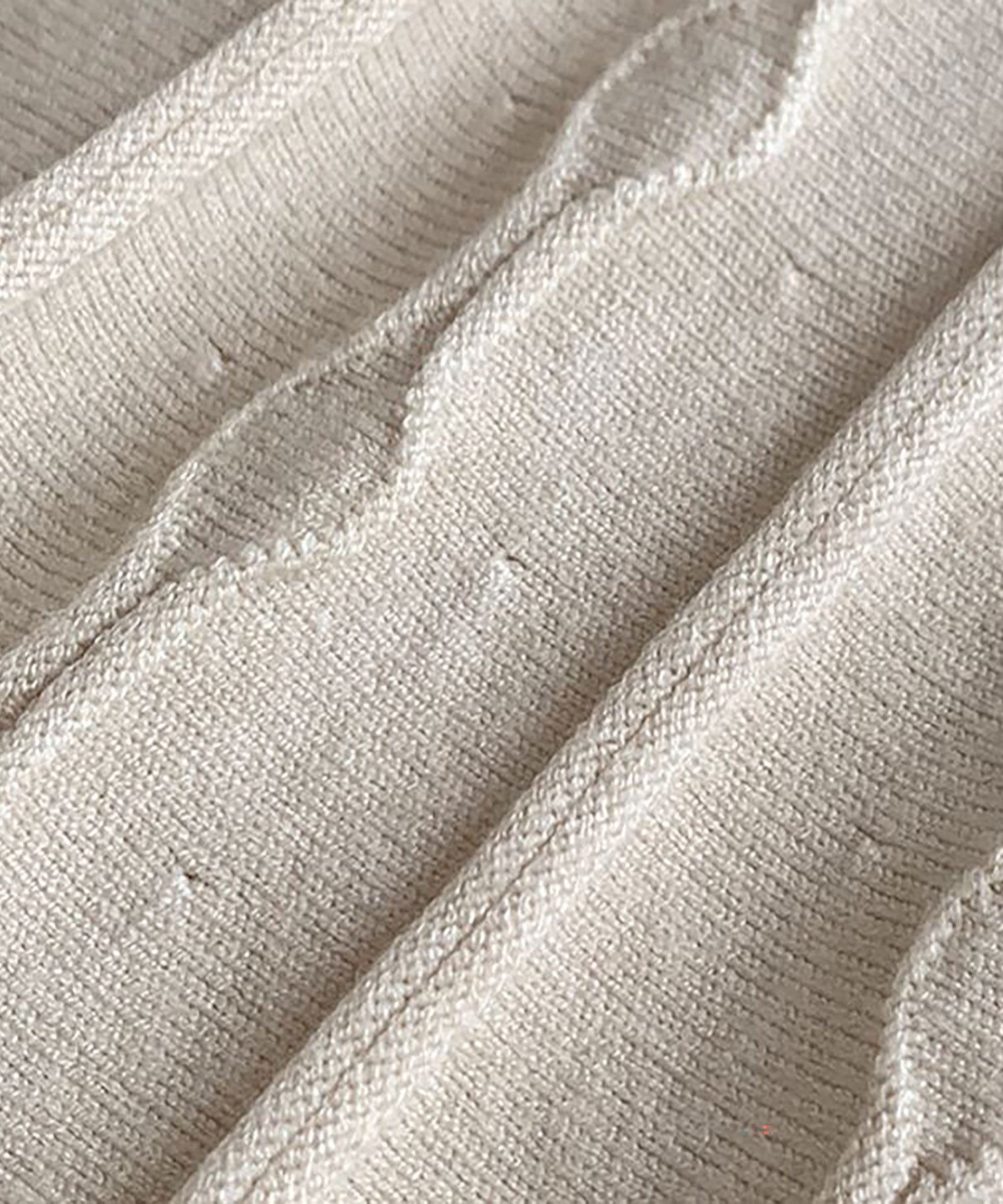 ニナエリナ Nina et Lina ケーブルフレアニットスカート (ブラウン) ブラウン