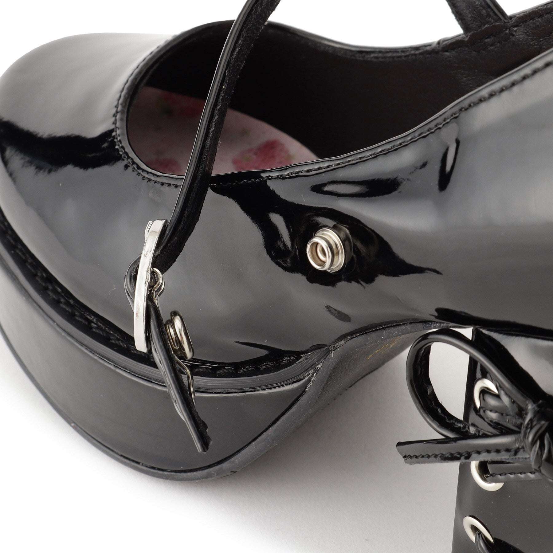 シーエス ティーアンドピー csT&P 厚底ヒールレースアップパンプス