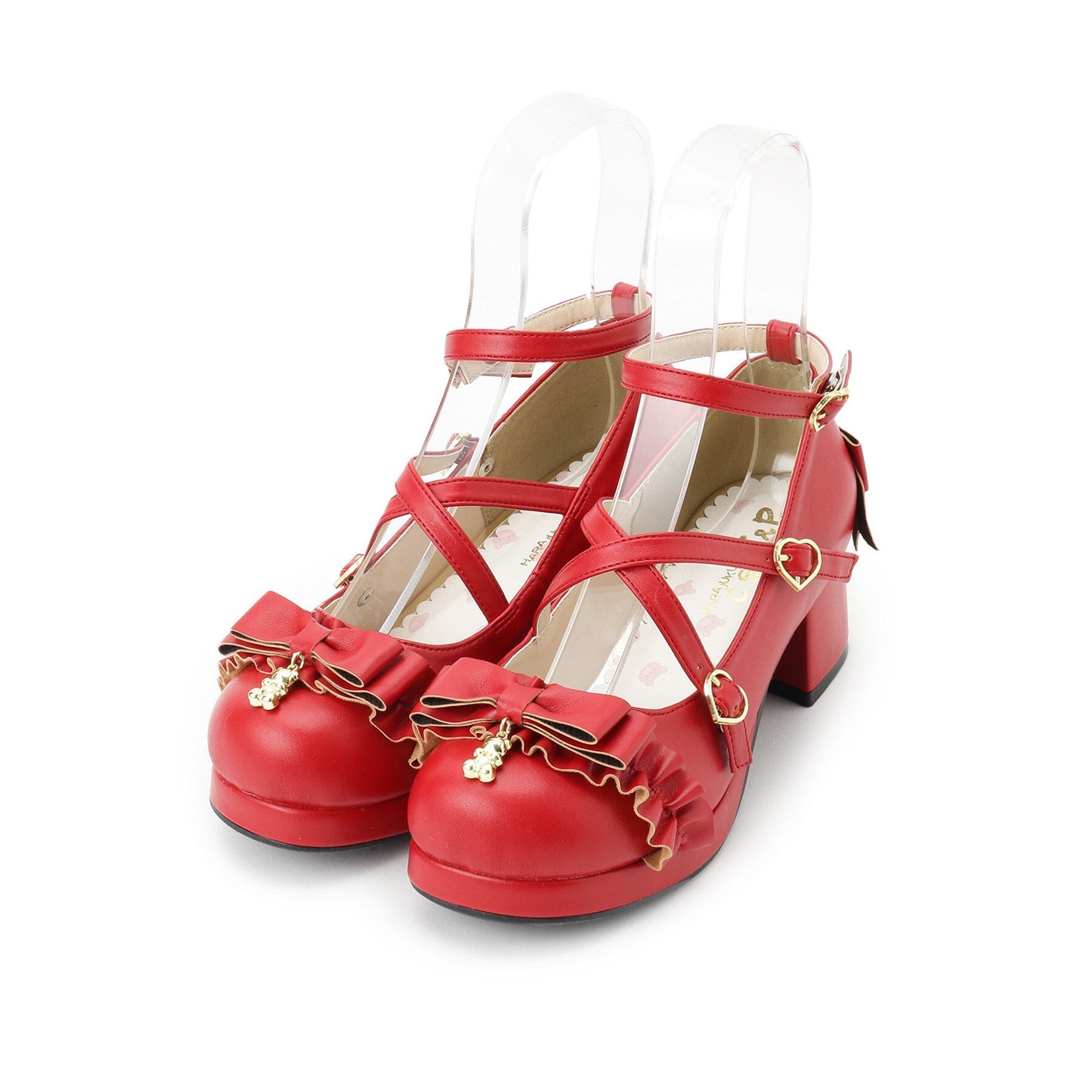 シーエス ティーアンドピー csT&P インフルエンサーコラボロリータクマさんパンプス (レッド(062)) レッド(062)