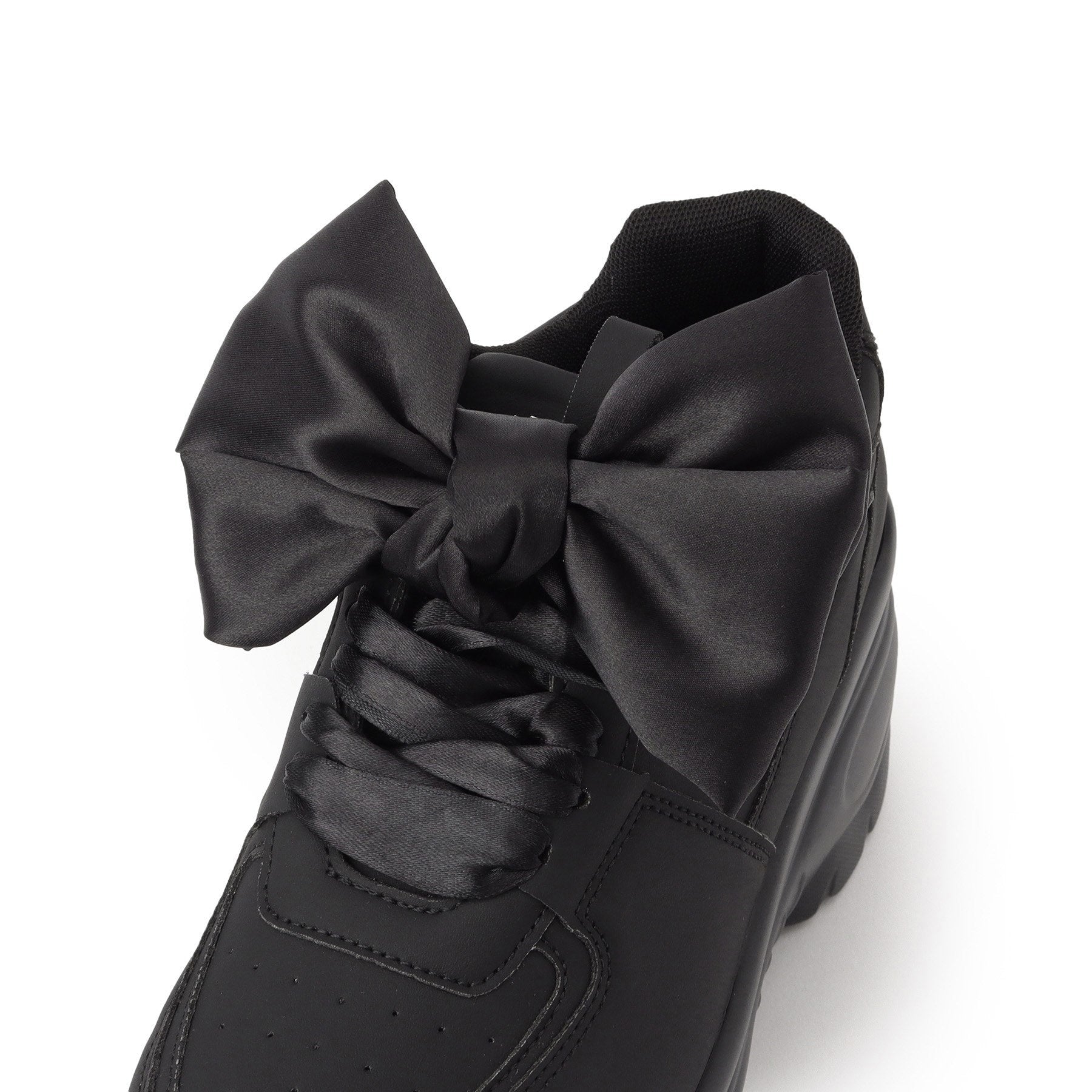 シーエス ティーアンドピー csT&P 厚底リボン取り外し可スニーカー (ホワイト(001)) ホワイト(001)