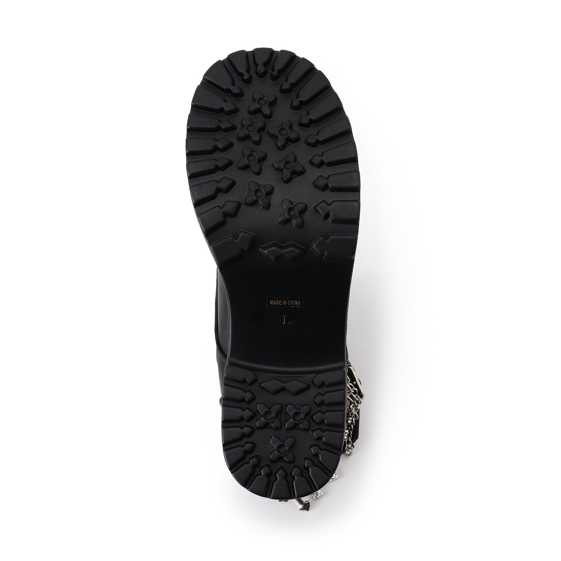 海茶和Pee CST&P厚的底部跨鏈靴帶有魅力