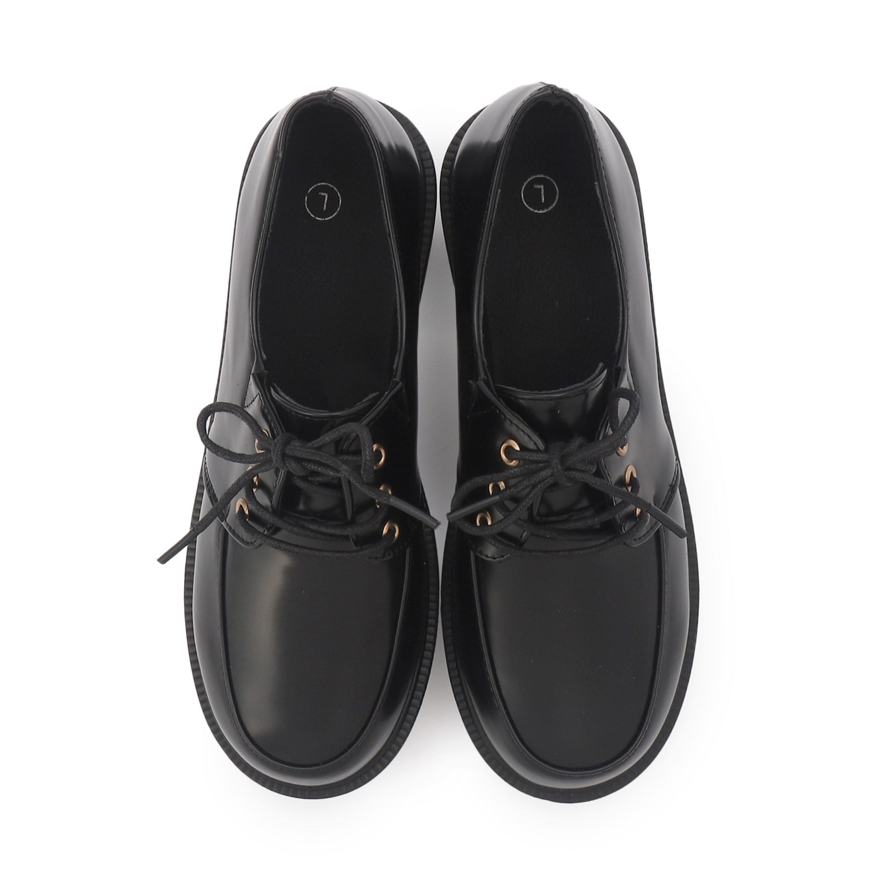 CS T&P Thick-soled Lace-up Pumps