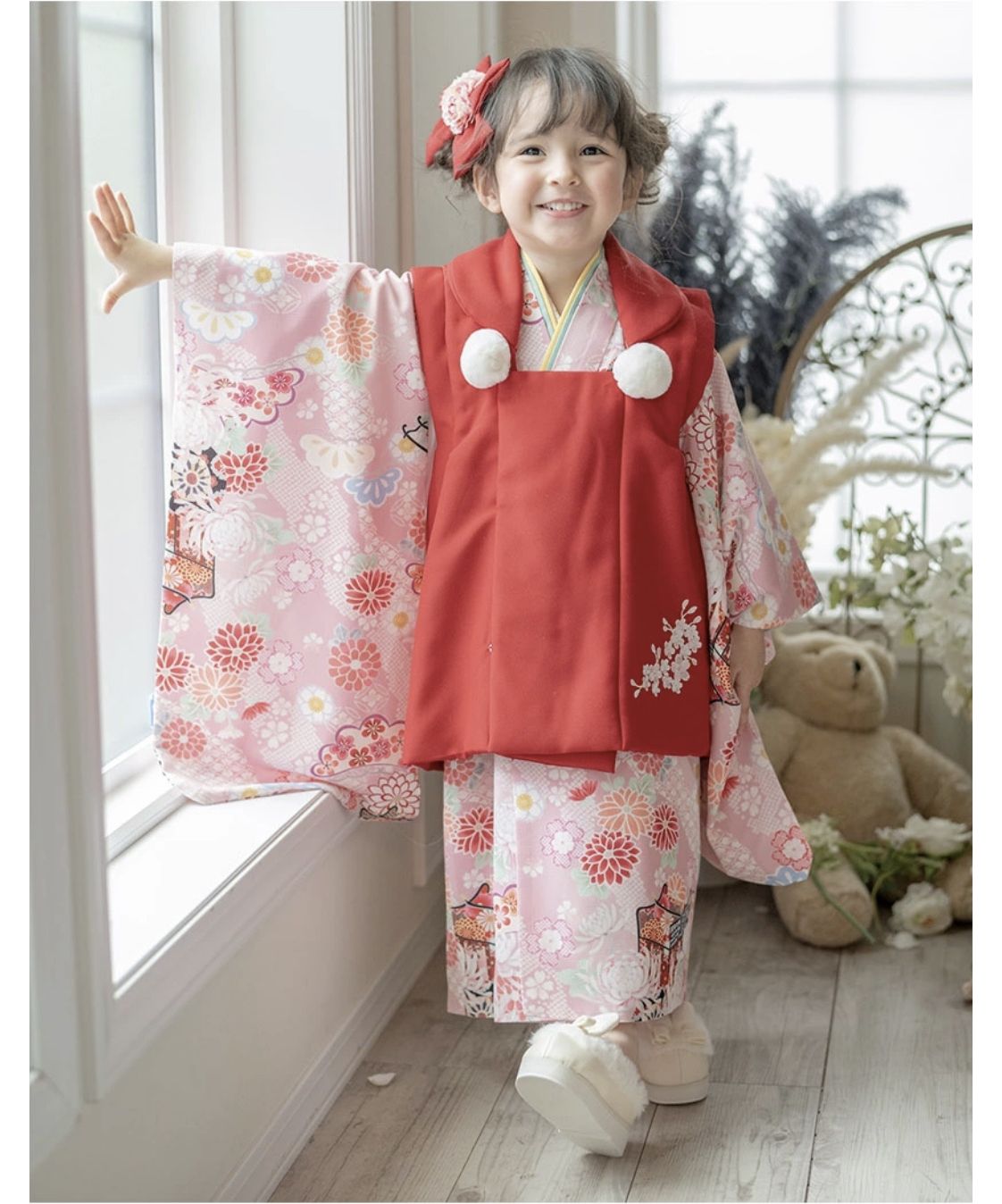 キャサリンコテージ Catherine Cottage 七五三被布3点セット