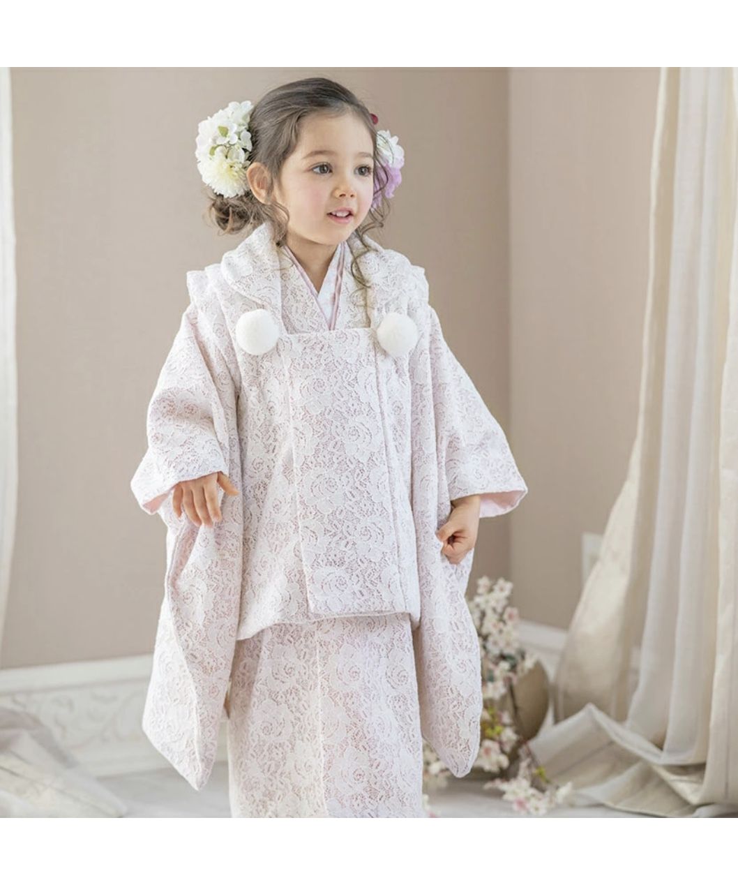 キャサリンコテージ Catherine Cottage 七五三被布3点セット