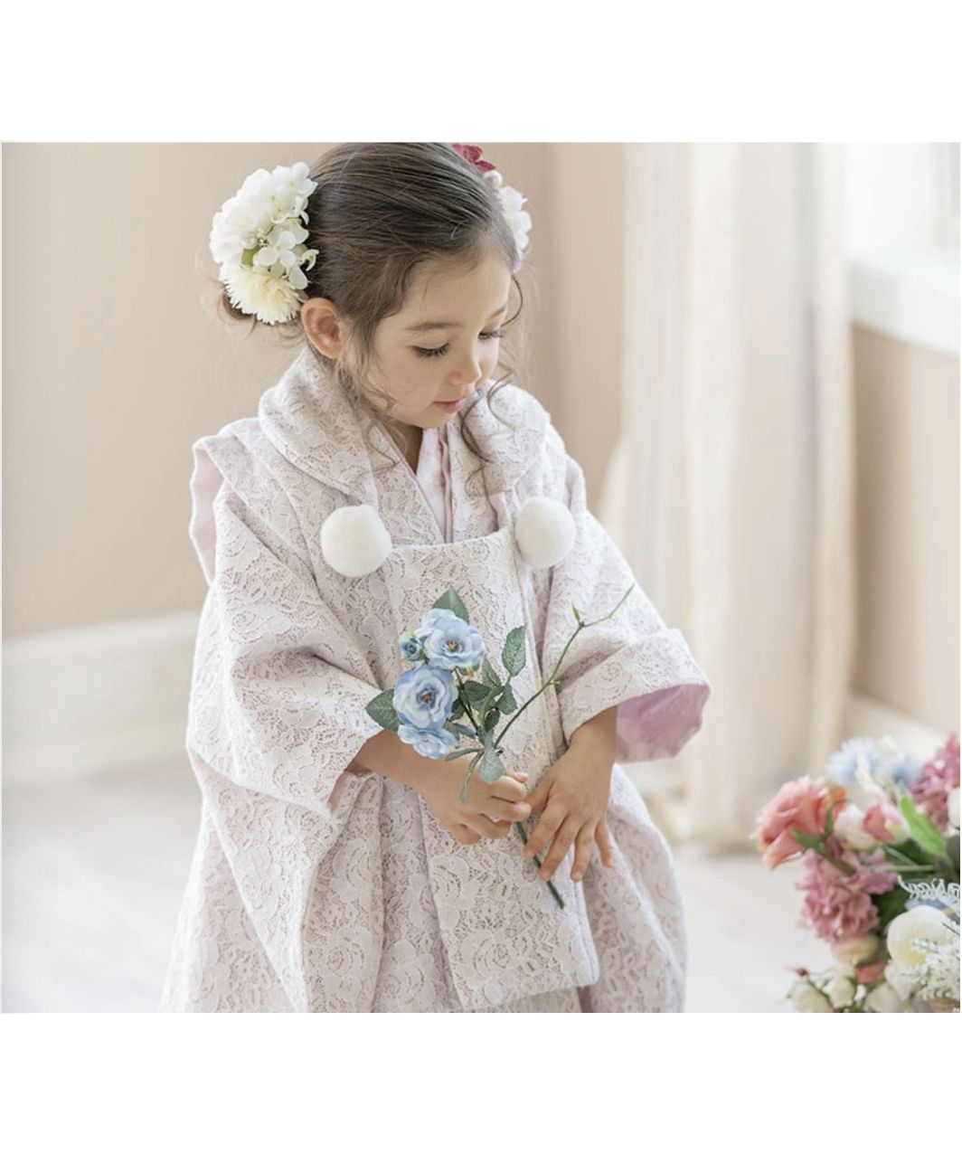 キャサリンコテージ Catherine Cottage 七五三被布3点セット