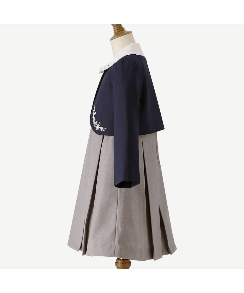 キャサリンコテージ Catherine Cottage スカラップレース襟オリジナル刺繍のボレロセットアップ