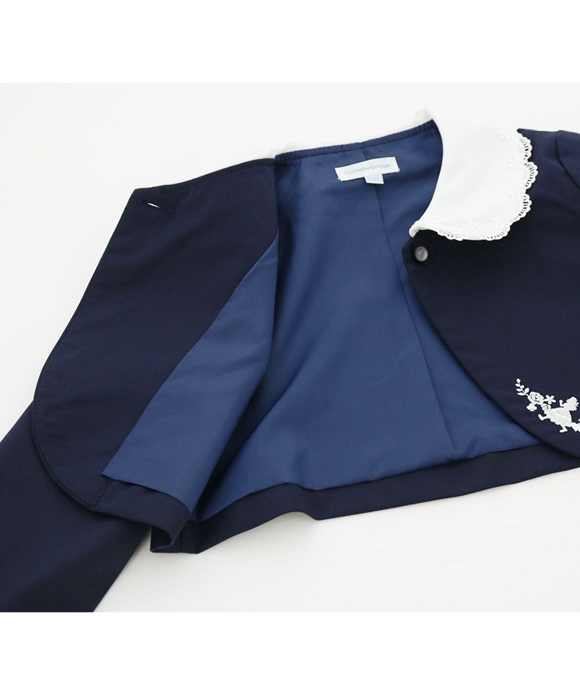 キャサリンコテージ Catherine Cottage スカラップレース襟オリジナル刺繍のボレロセットアップ