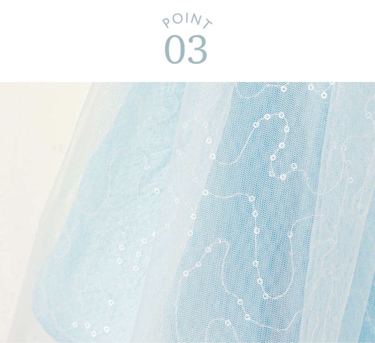 Catherine Cottage Dress with Chemical Lace and Sequin Tulle