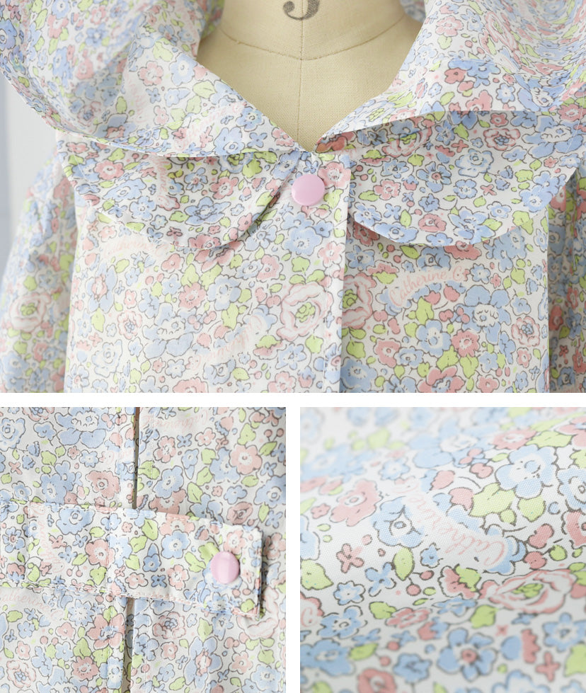 キャサリンコテージ Catherine Cottage 小花圖案適用於書包的雨衣