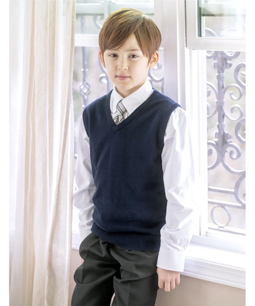 キャサリンコテージ Catherine Cottage コットンニットスクールベスト