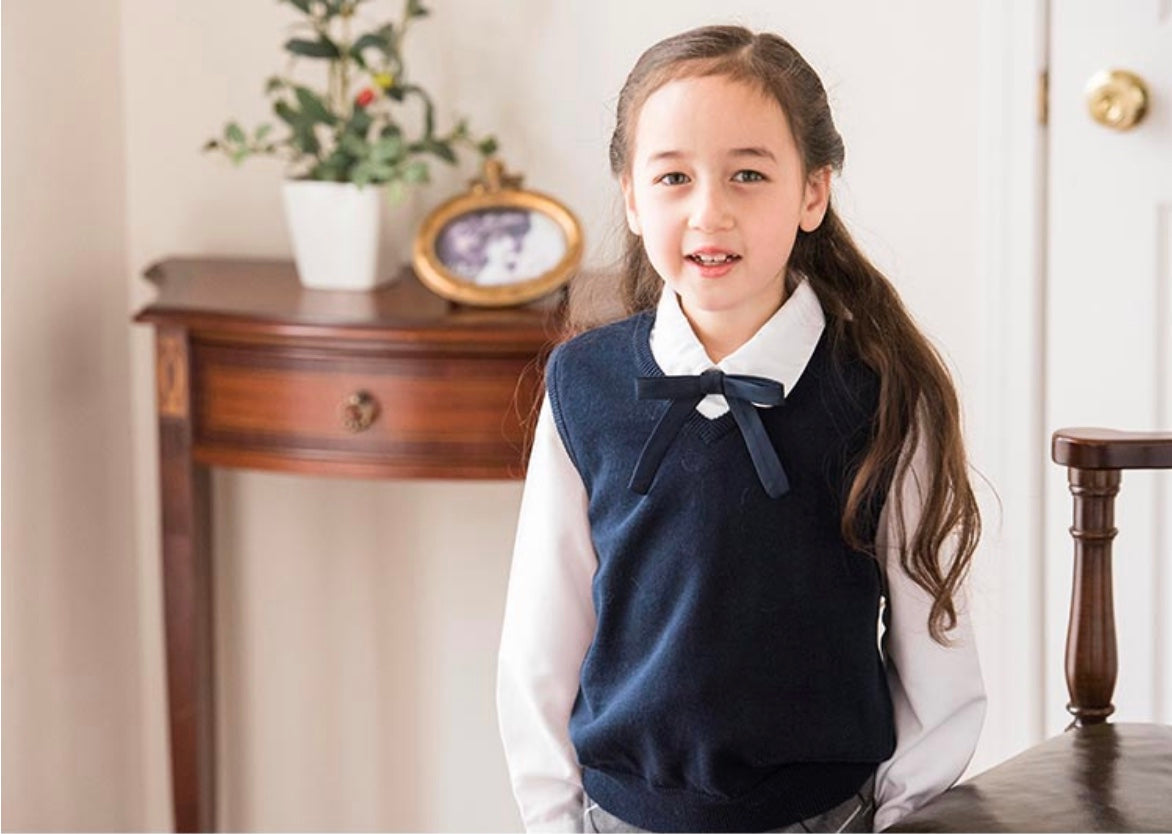 キャサリンコテージ Catherine Cottage コットンニットスクールベスト