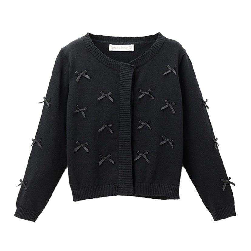 キャサリンコテージ Catherine Cottage 綿100%コンシールボタンカーディガン