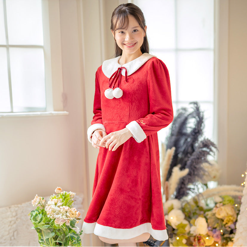 Catherine Cottage Pom-Pom Santa Dress Catherine Cottage Pom-Pom Santa Dress