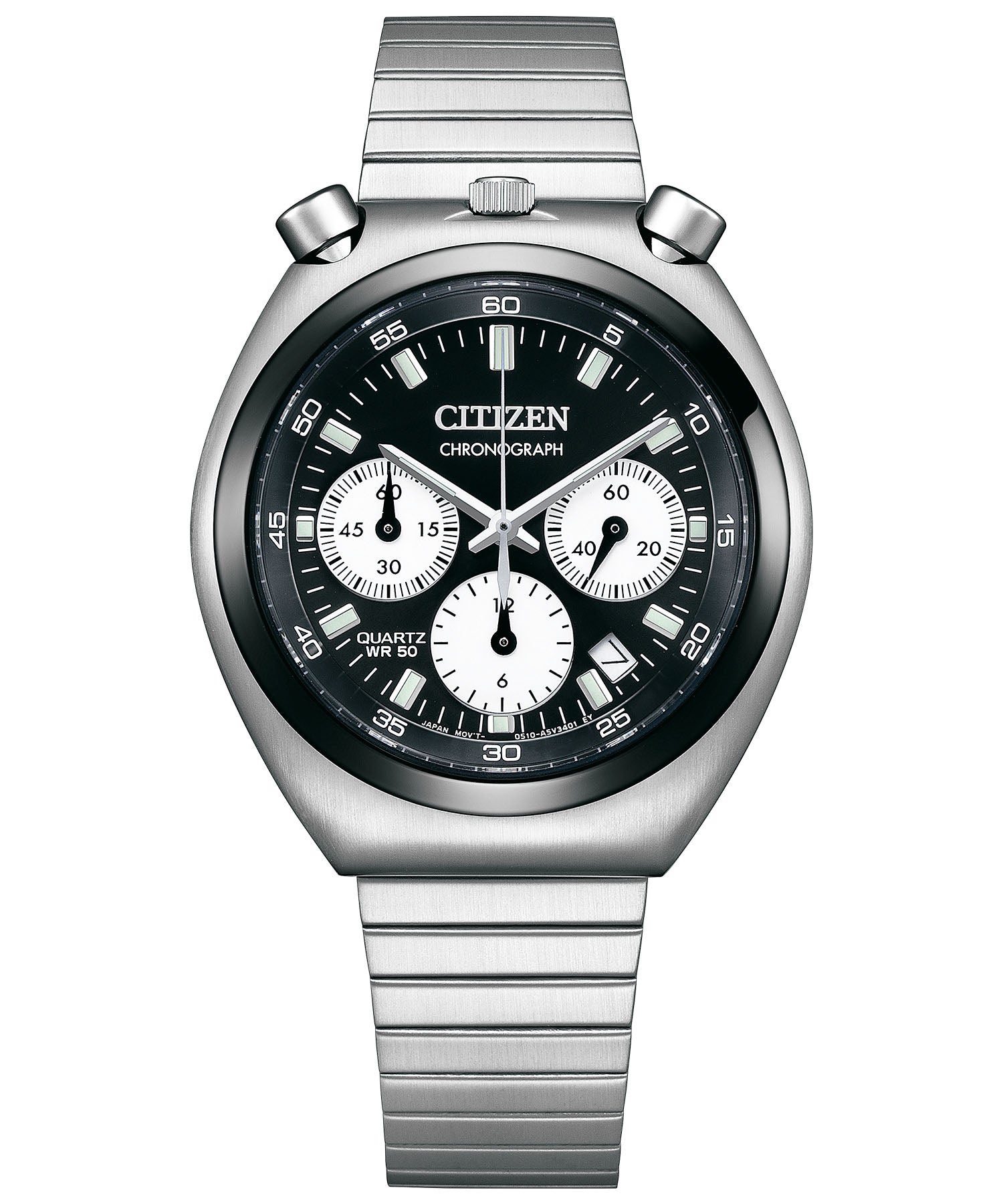 シチズンレコードレーベル CITIZEN COLLECTION RECORD LABEL 【特定店限定モデル】RECORD LABEL TSUNO CHRONO ブラック