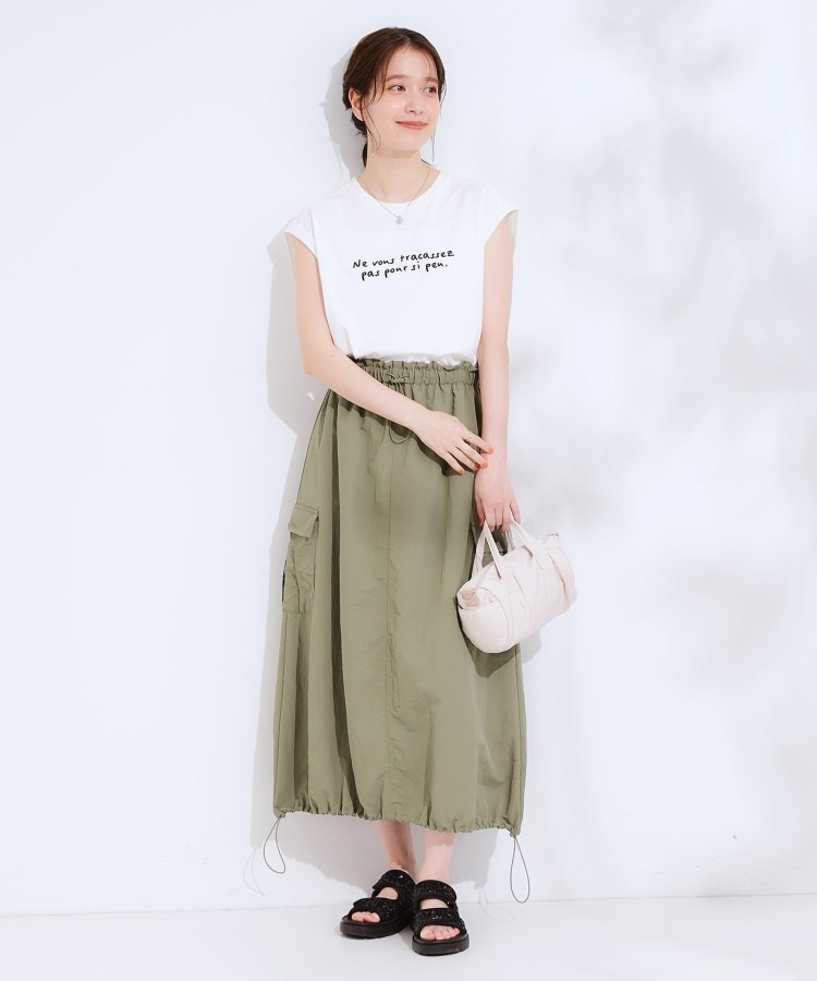 キューティーブロンド Cutie Blonde 【ひんやり・汗染み軽減・UVカット】 ロゴプリントノースリーブTシャツ (ピンク(072)) ピンク(072)