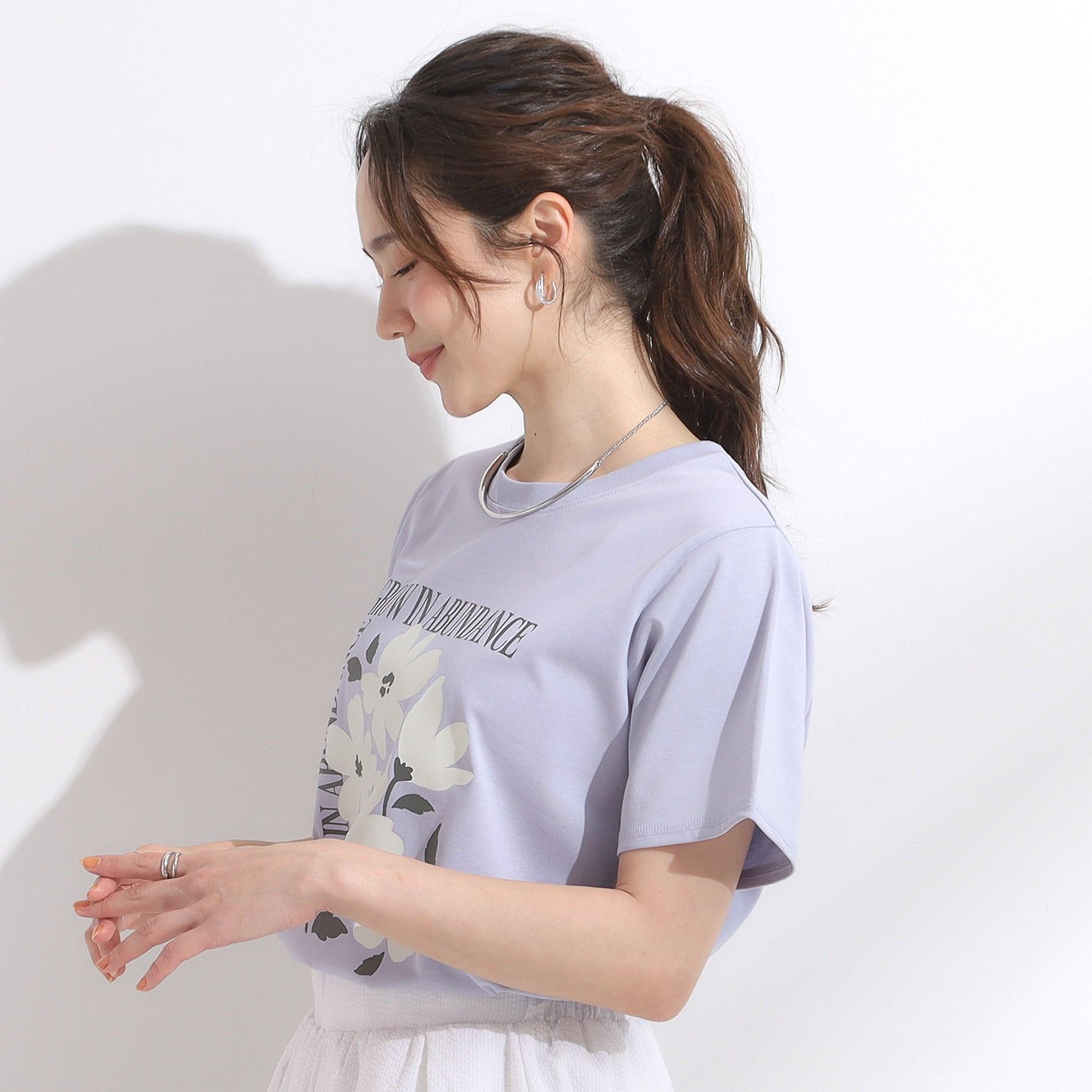 キューティーブロンド Cutie Blonde 【SHOO ICE・汗染み軽減・UVカット】グラフィックアソートTシャツ (ラベンダー(280)) ラベンダー(280)