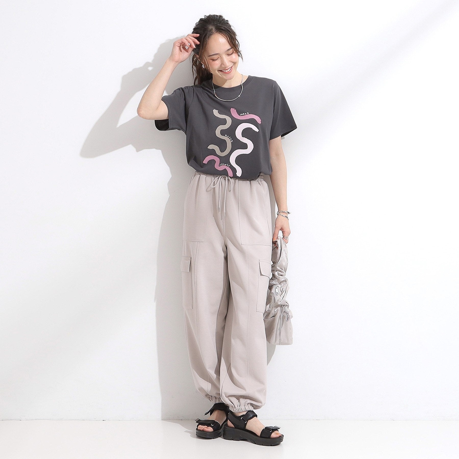 キューティーブロンド Cutie Blonde 【SHOO ICE・汗染み軽減・UVカット】グラフィックアソートTシャツ (ラベンダー(280)) ラベンダー(280)
