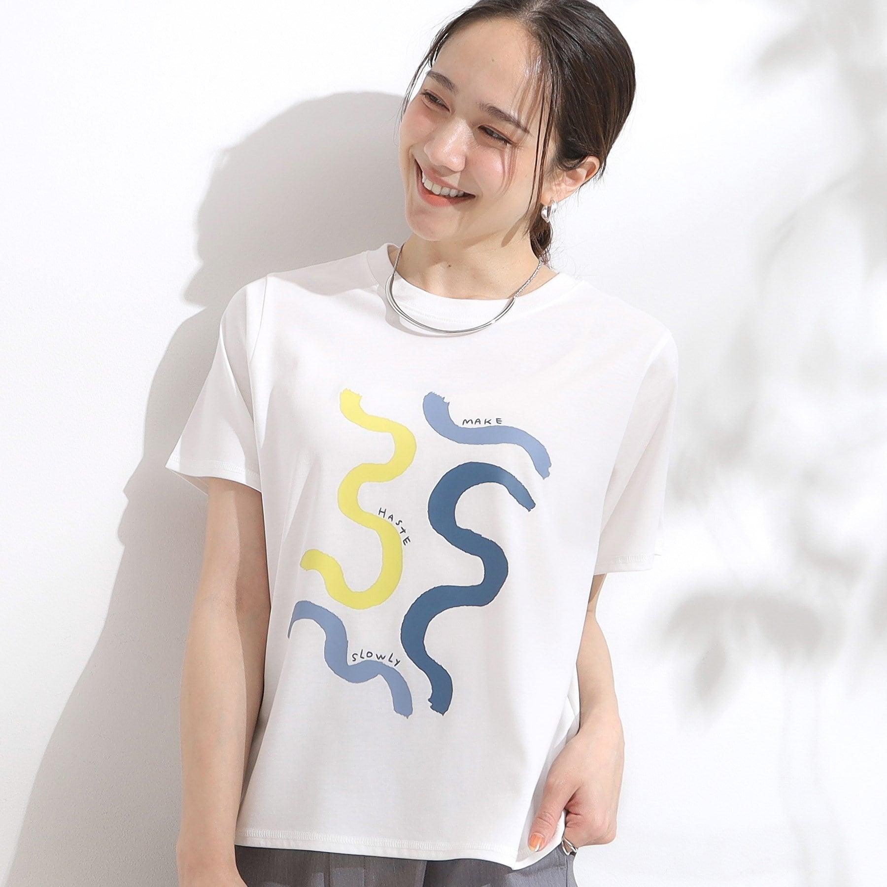 キューティーブロンド Cutie Blonde 【SHOO ICE・汗染み軽減・UVカット】グラフィックアソートTシャツ (ホワイト(301)) ホワイト(301)