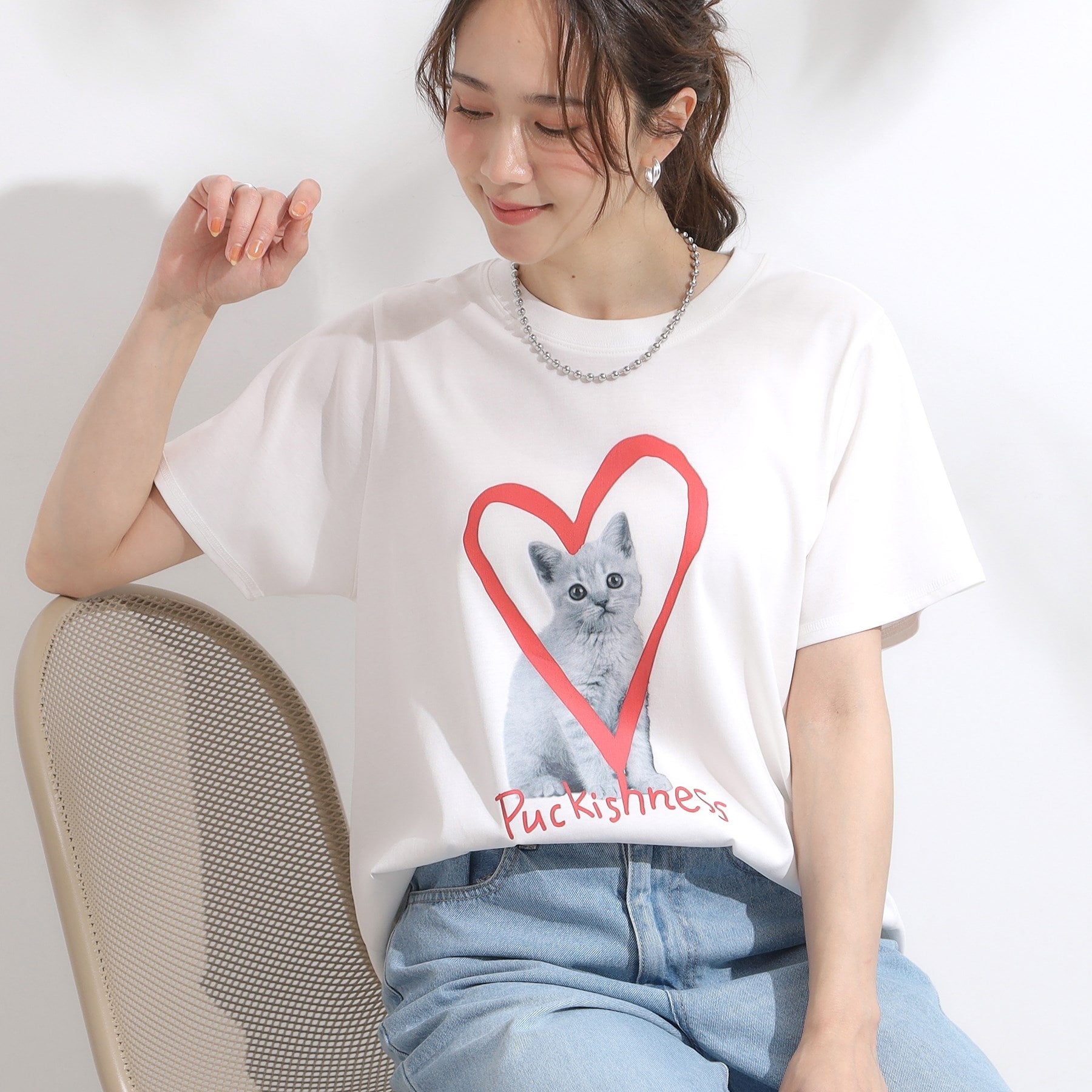 キューティーブロンド Cutie Blonde 【SHOO ICE・汗染み軽減・UVカット】グラフィックアソートTシャツ (ホワイト(101)) ホワイト(101)