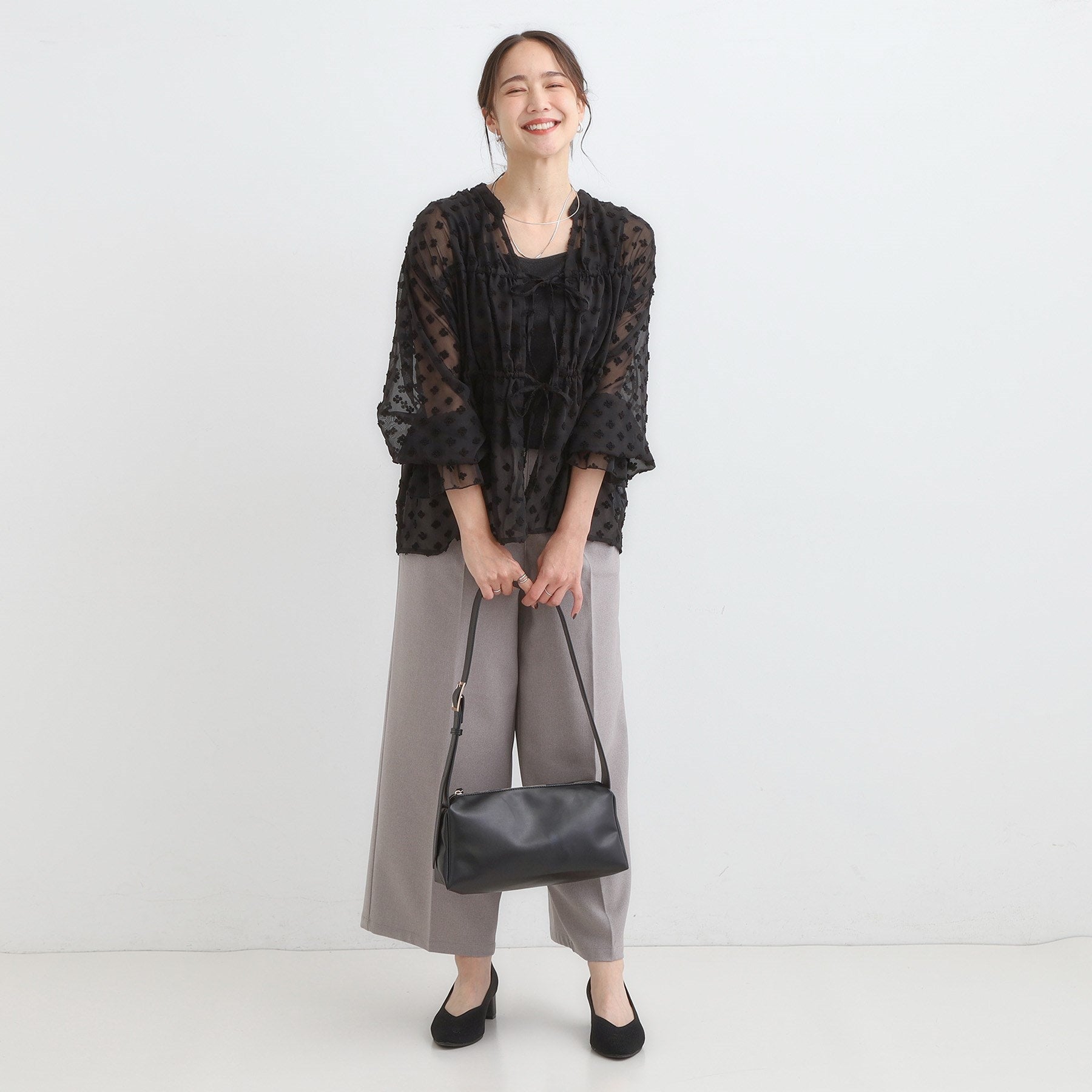 キューティーブロンド Cutie Blonde シアードビーシャーリングブラウス (オフホワイト(003)) オフホワイト(003)