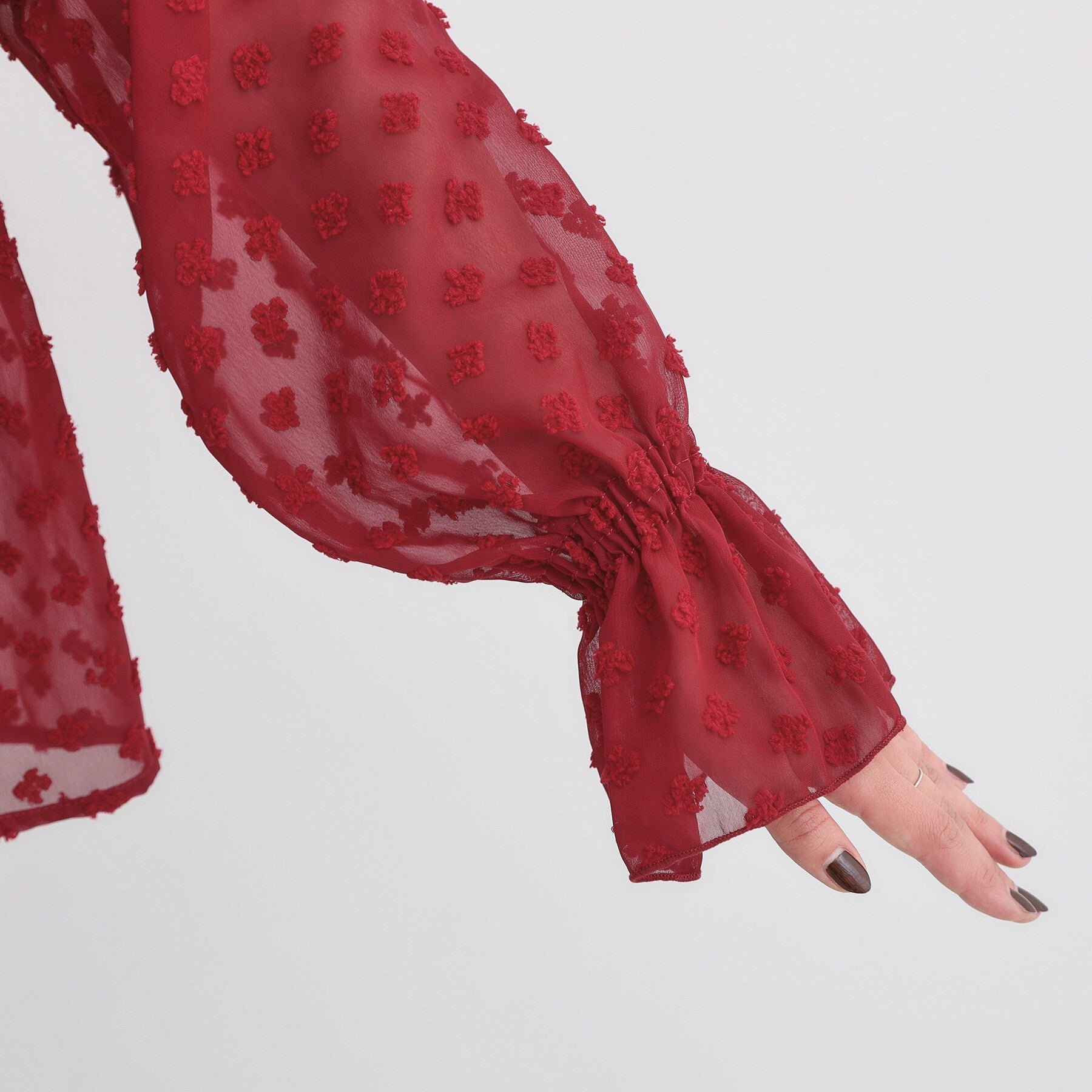 キューティーブロンド Cutie Blonde シアードビーシャーリングブラウス (オフホワイト(003)) オフホワイト(003)