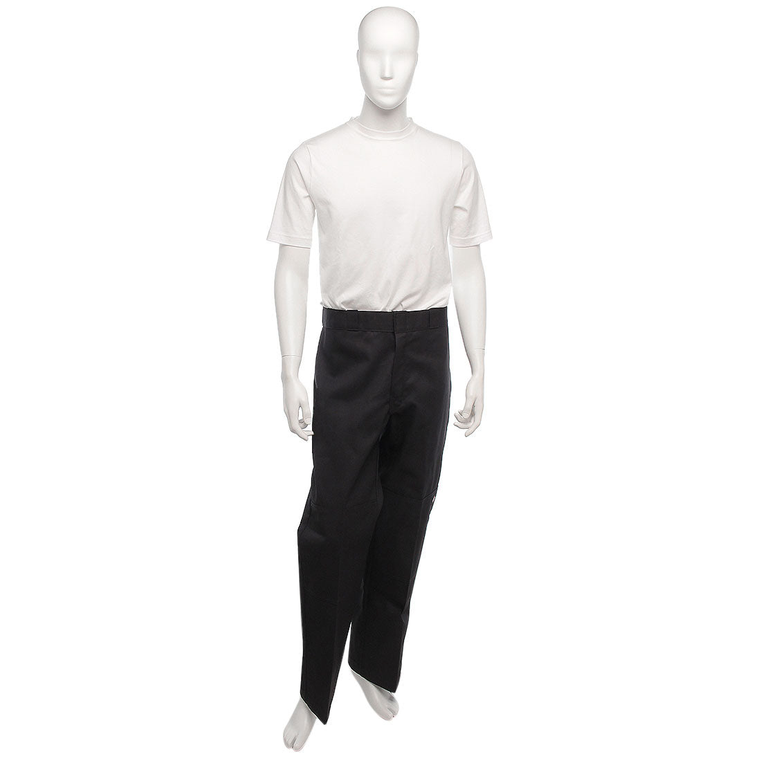 Dickies Pants Twill Double Knee Work Pants Length 30 32 8.5OZ black Men's Dickies 85283 BLK